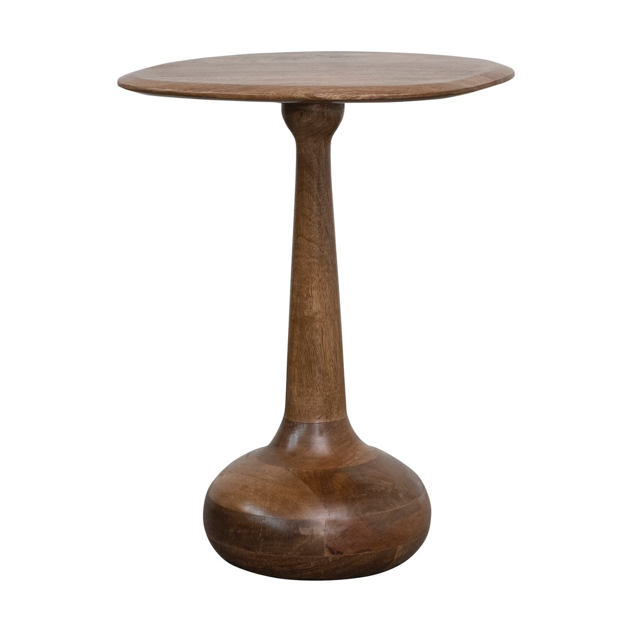 Hello Honey® 21" Modern Sculptural Wood End Table